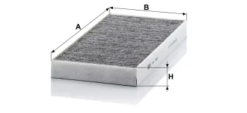 Filtr kabinowy Mann Filter CUK3621 — zdjęcie 2