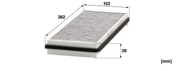 Filtr kabinowy Mann Filter CUK3840 — zdjęcie 2