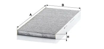 Filtr kabinowy Mann Filter CUK4594 — zdjęcie 2