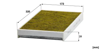 Filtr kabinowy Mann Filter FP3139 — zdjęcie 2