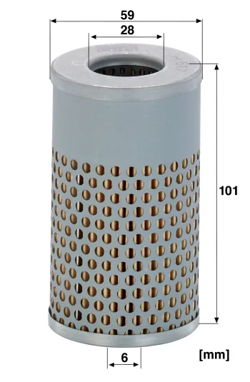 Filtr hydrauliczny Mann Filter H617n — zdjęcie 2
