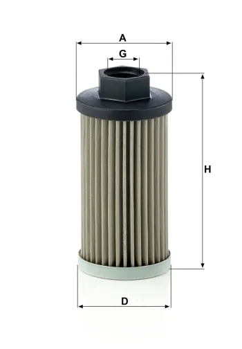 Filtr oleju Mann Filter HD504 — zdjęcie 2