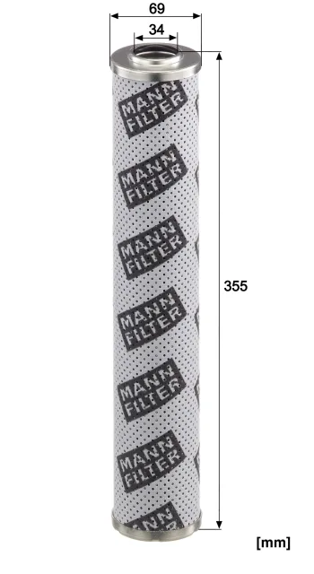 Filtr hydrauliczny Mann Filter HD751 — zdjęcie 2