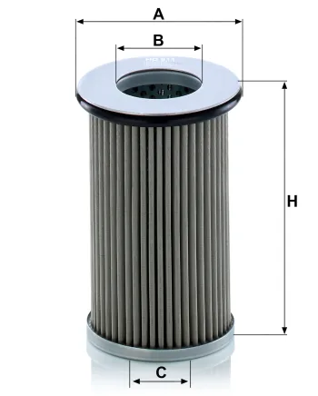 Filtr hydrauliczny Mann Filter HD811X — zdjęcie 2