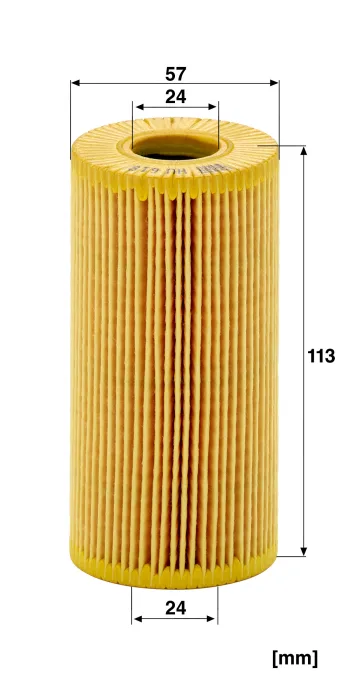 Filtr oleju Mann Filter HU618X — zdjęcie 2