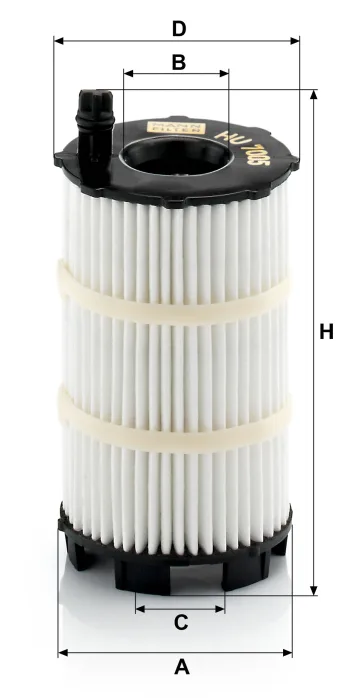 Filtr oleju Mann Filter HU7005X — zdjęcie 2