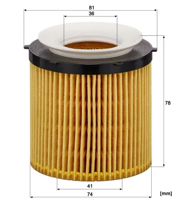 Filtr oleju Mann Filter HU8002Y — zdjęcie 2