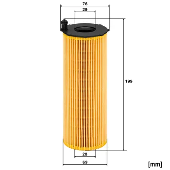 Filtr oleju Mann Filter HU8003X — zdjęcie 2