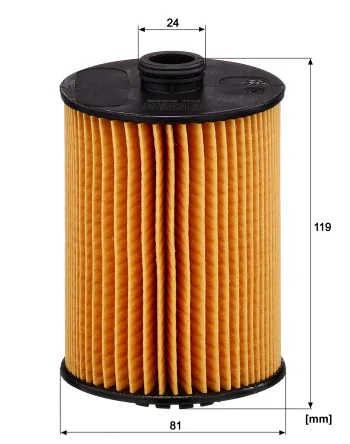 Filtr oleju Mann Filter HU8009Z — zdjęcie 2