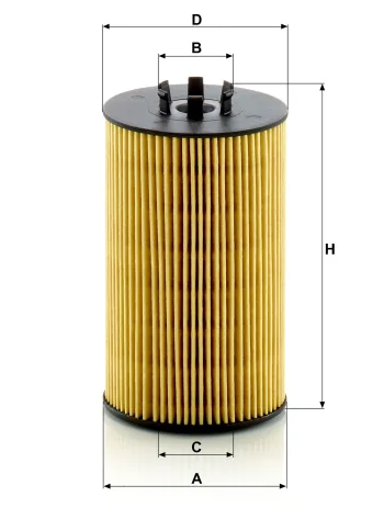 Filtr oleju Mann Filter HU8012Z — zdjęcie 2