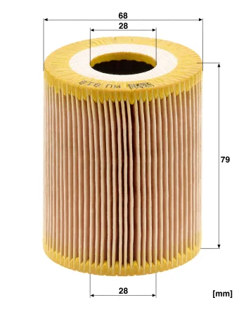 Filtr oleju Mann Filter HU818X — zdjęcie 2