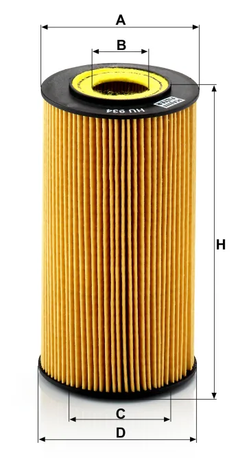 Filtr oleju Mann Filter HU934X — zdjęcie 2