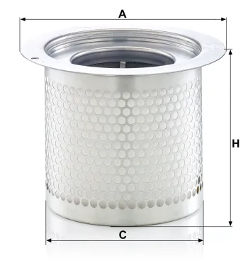 Separator powietrze/olej Mann Filter LE17031 — zdjęcie 2