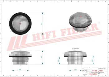 Wskaźnik zapchania Hifi Filter LVO12" — zdjęcie 2