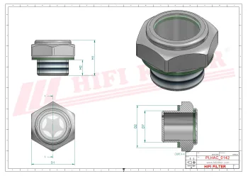 Wskaźnik zapchania Hifi Filter LVO12"ALU — zdjęcie 2