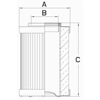 Filtr hydrauliczny ARGO HYTOS V3.0720-46 — zdjęcie 2
