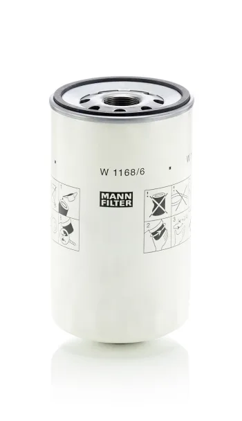 Filtr oleju Mann Filter W1168/6 — zdjęcie 2