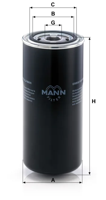 Filtr oleju Mann Filter WD 962/8 — zdjęcie 3