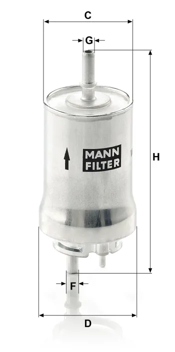 Filtr paliwa Mann Filter WK59X — zdjęcie 2