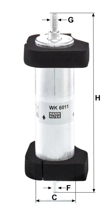 Filtr paliwa Mann Filter WK6011 — zdjęcie 2