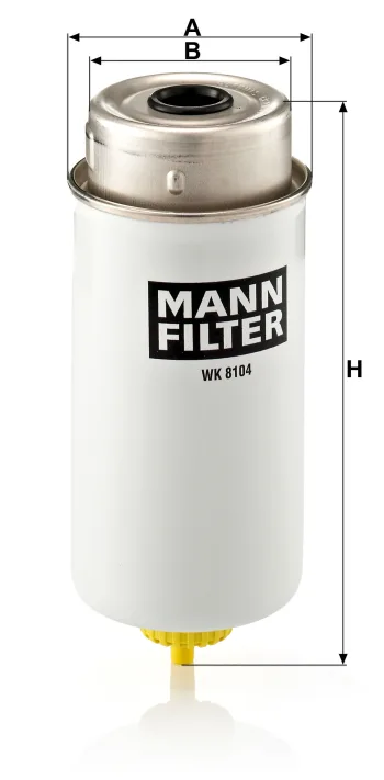 Filtr paliwa Mann Filter WK8104 — zdjęcie 2