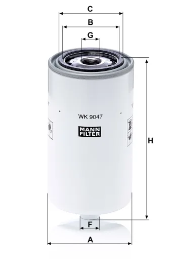 Filtr paliwa Mann Filter WK9047 — zdjęcie 2